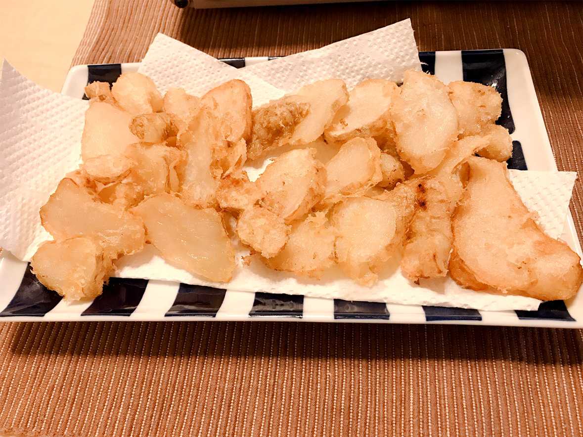 菊芋の天ぷら